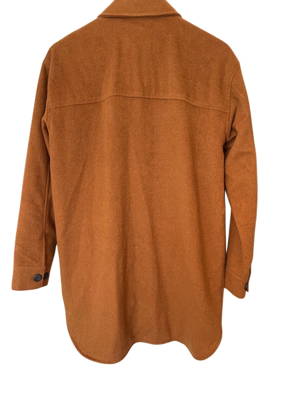 Thread & Supply Fleece Shirt Jacket Shacket Copper Small J1451PND Cozy Fall - Picture 5 of 9